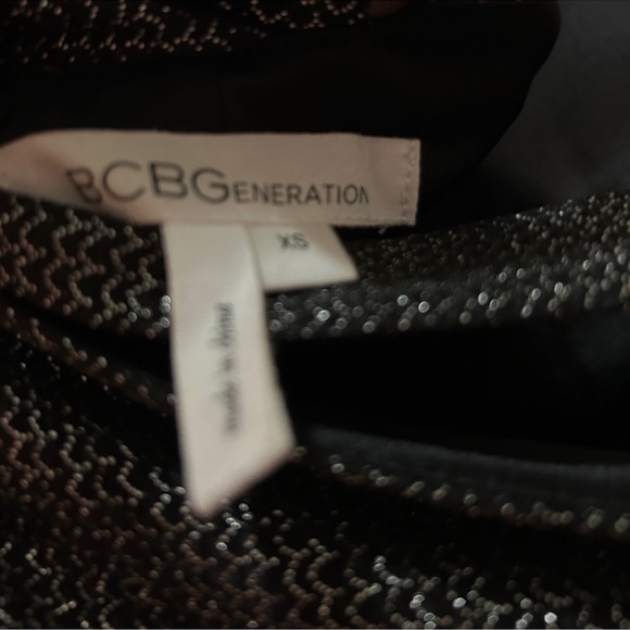 BCBG Black Sparkle Dress Sz XS 🔥SUPER SEXY🔥 - Picture 5 of 7